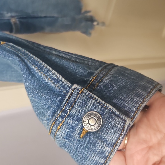 Free People Jean Jacket Light Wash - Picture 9 of 11